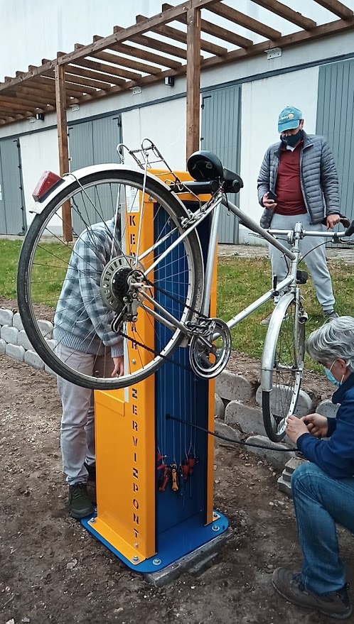 kerékpár felállítása